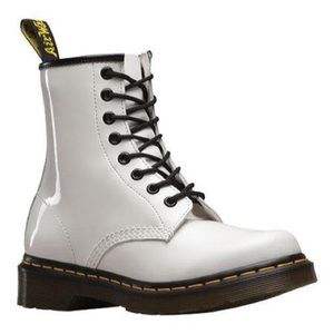 white authentic doc martens